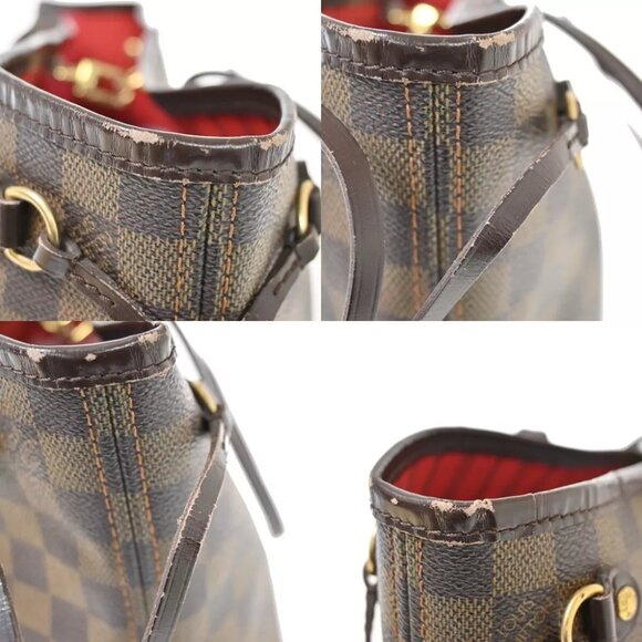 LOUIS VUITTON Neverfull PM Shoulder Tote Bag Damier Leather BN N51109 18YE097 - Picture 8 of 15